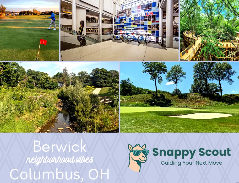Berwick neighborhood photo collage