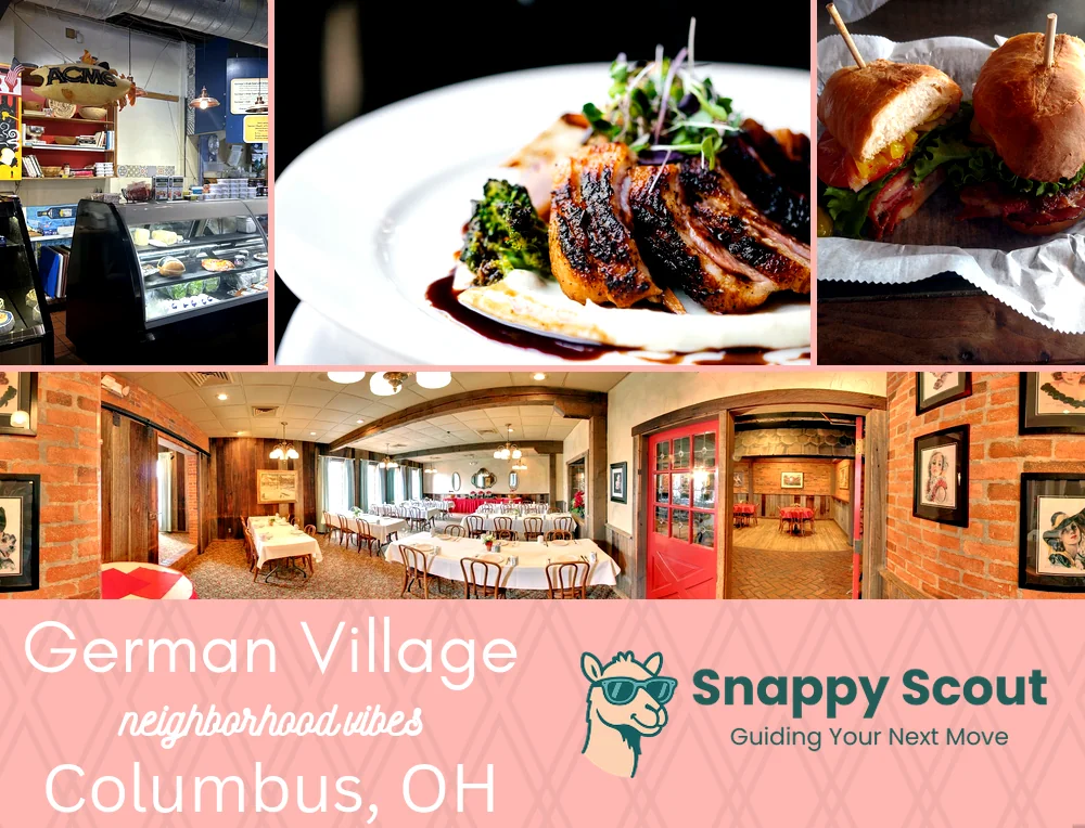 German Village neighborhood photo collage