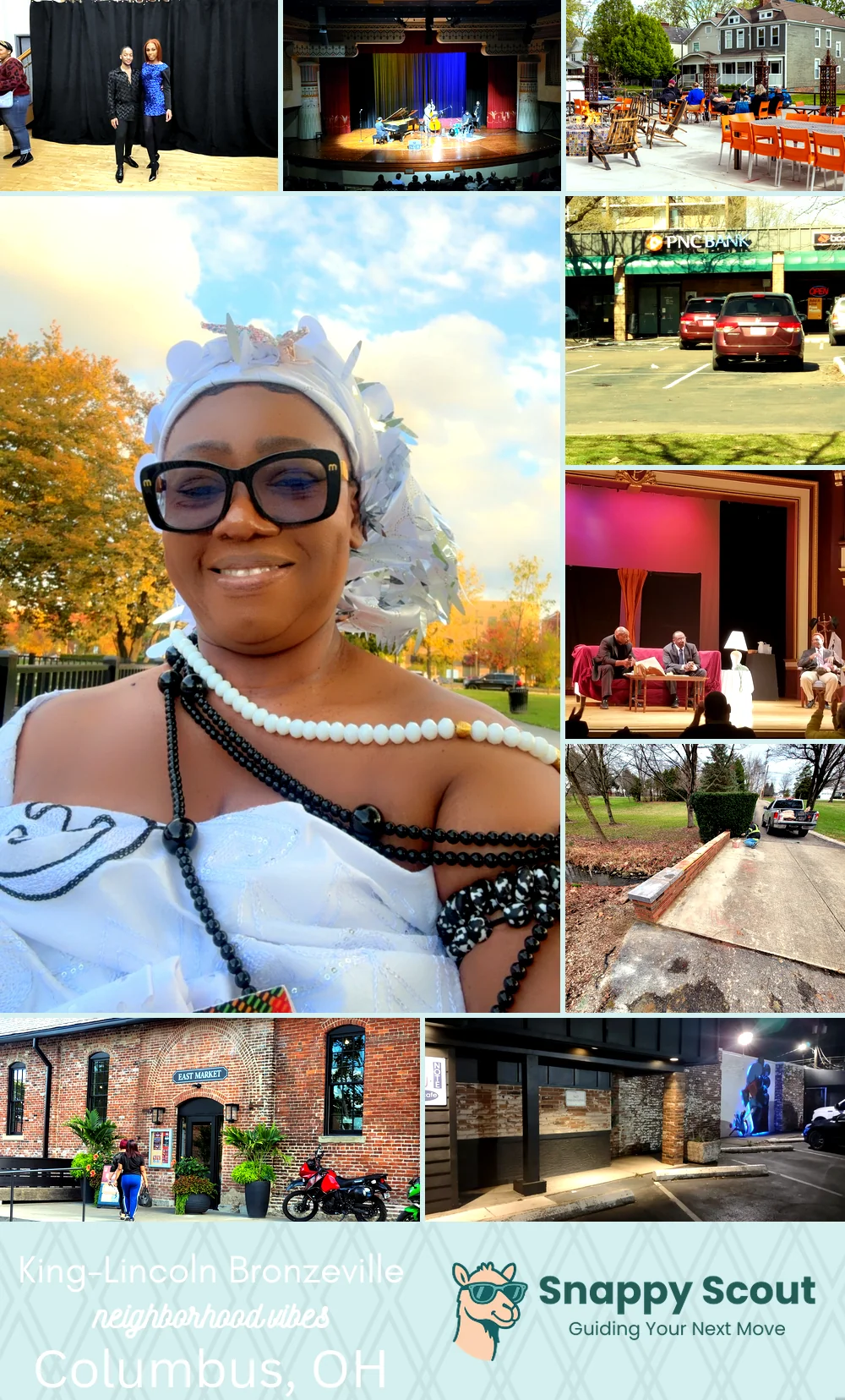 King-Lincoln Bronzeville neighborhood photo collage