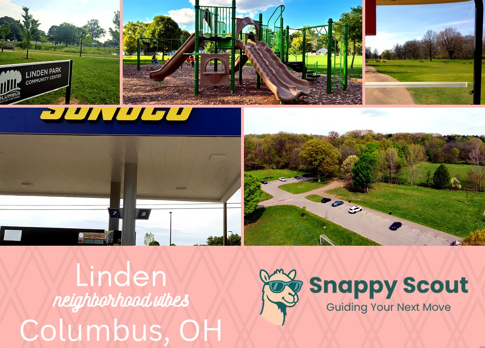 Linden neighborhood photo collage