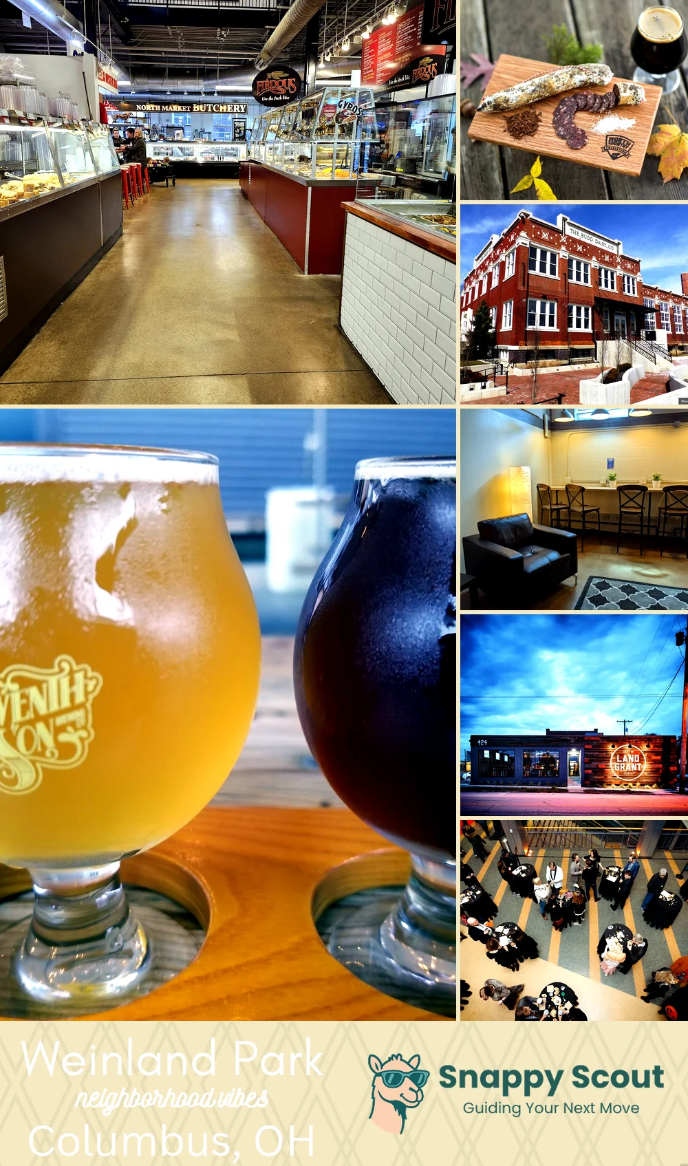 Weinland Park neighborhood photo collage